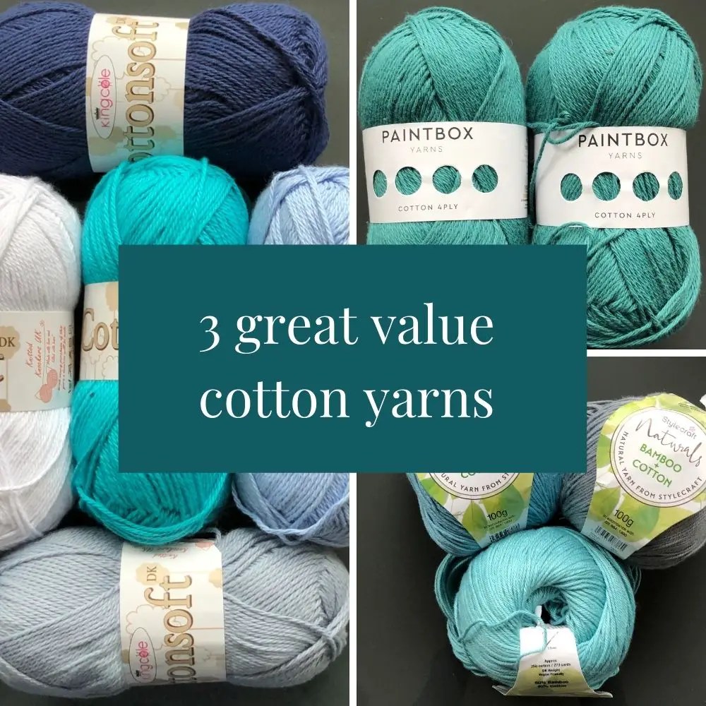 My 3 fav cotton yarns to crochet with