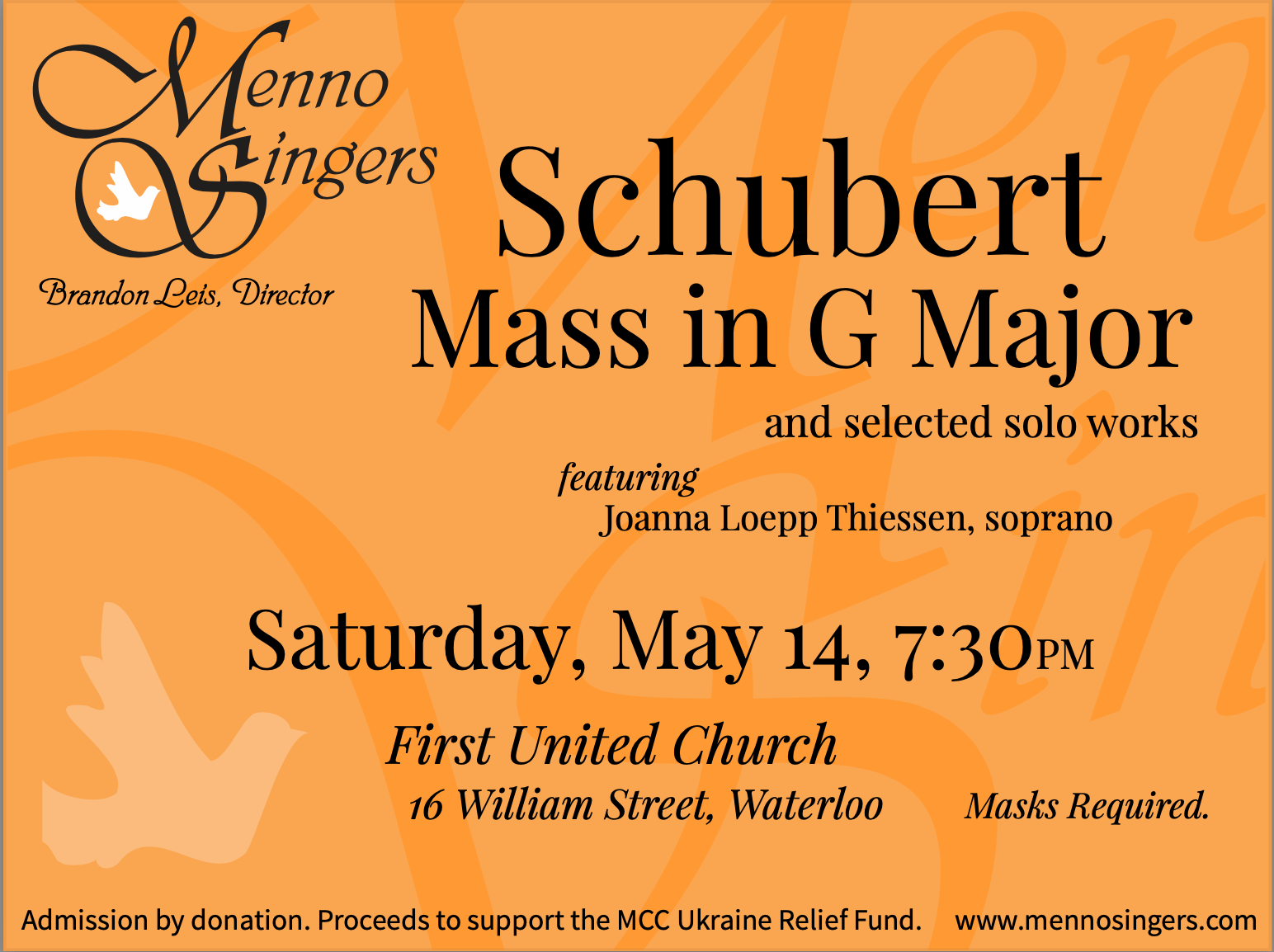 Menno Singers Choral Excellence Since 1955