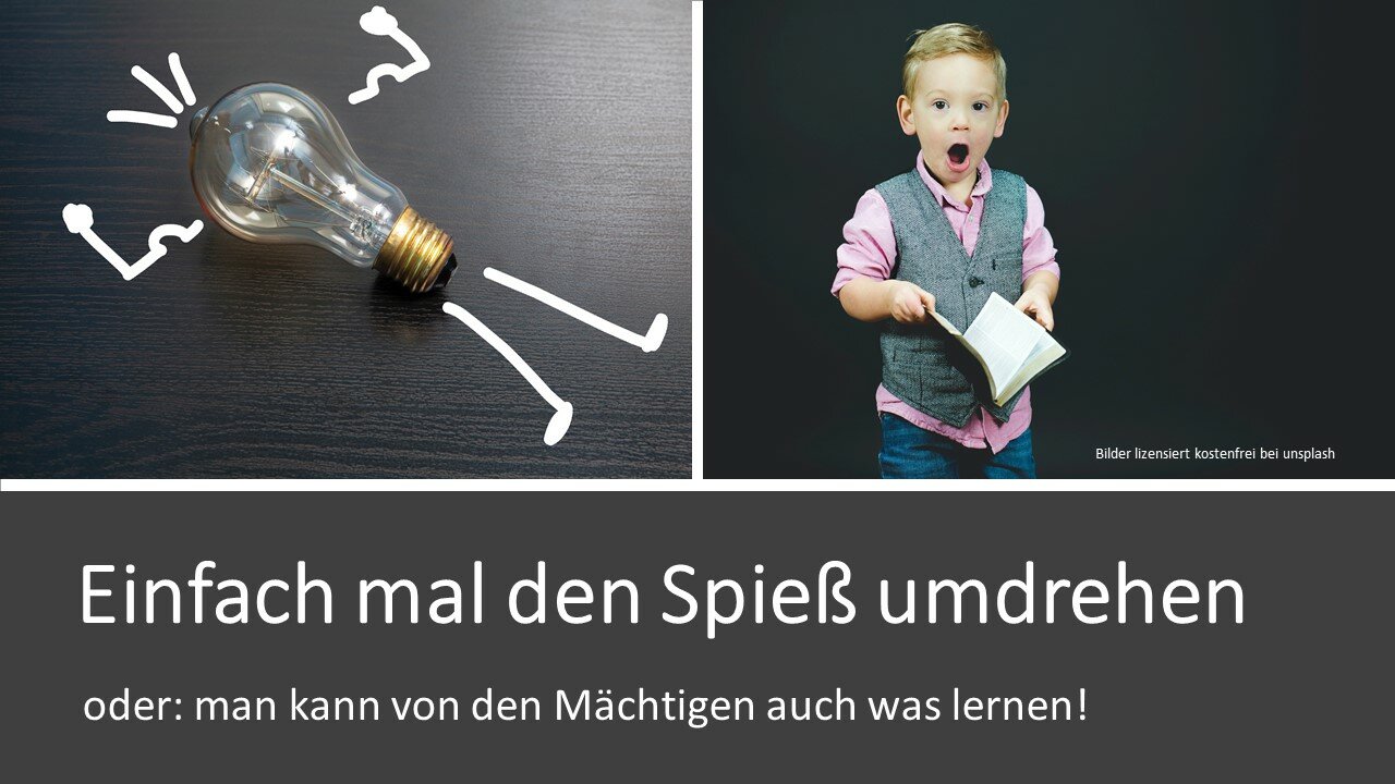MmM Artikel zum Thema "den Spieß umdrehen" menschen