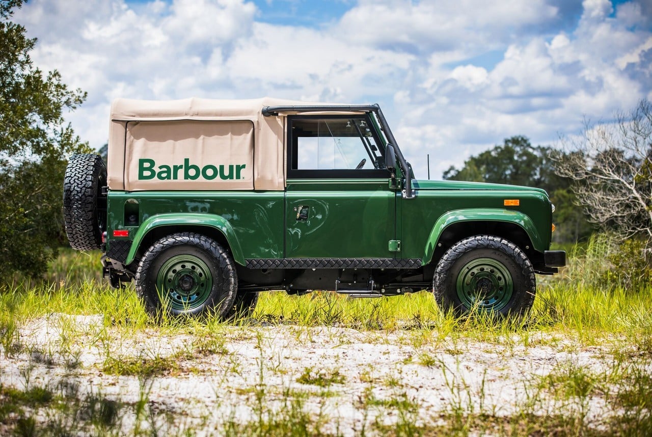 Project Barbour Land Rover Defender Giveaway Men's Gear