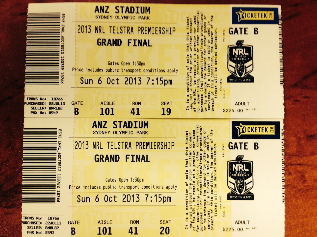 Last chance to bid on two NRL 2013 Grand Final tickets Menslink