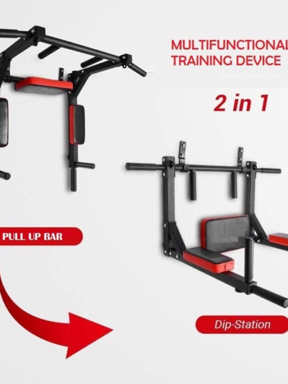 2 in 1 Pull up Bar And Dip Bar For Exercise At Home MENSQUATS
