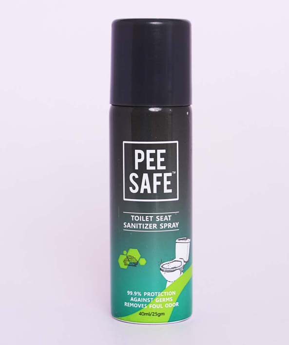 Pee Safe Toilet Seat Sanitizer Spray (40 ml) at Menstrupedia Store