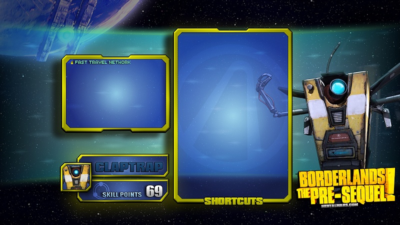 BLTPS Claptrap Skill Tree Wallpaper MentalMars