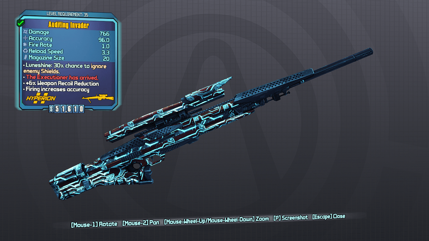 Best Legendary Sniper Borderlands 2