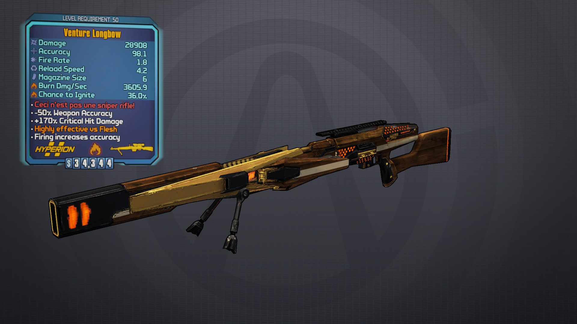 Longbow » Borderlands 2 Legendary Sniper » MentalMars