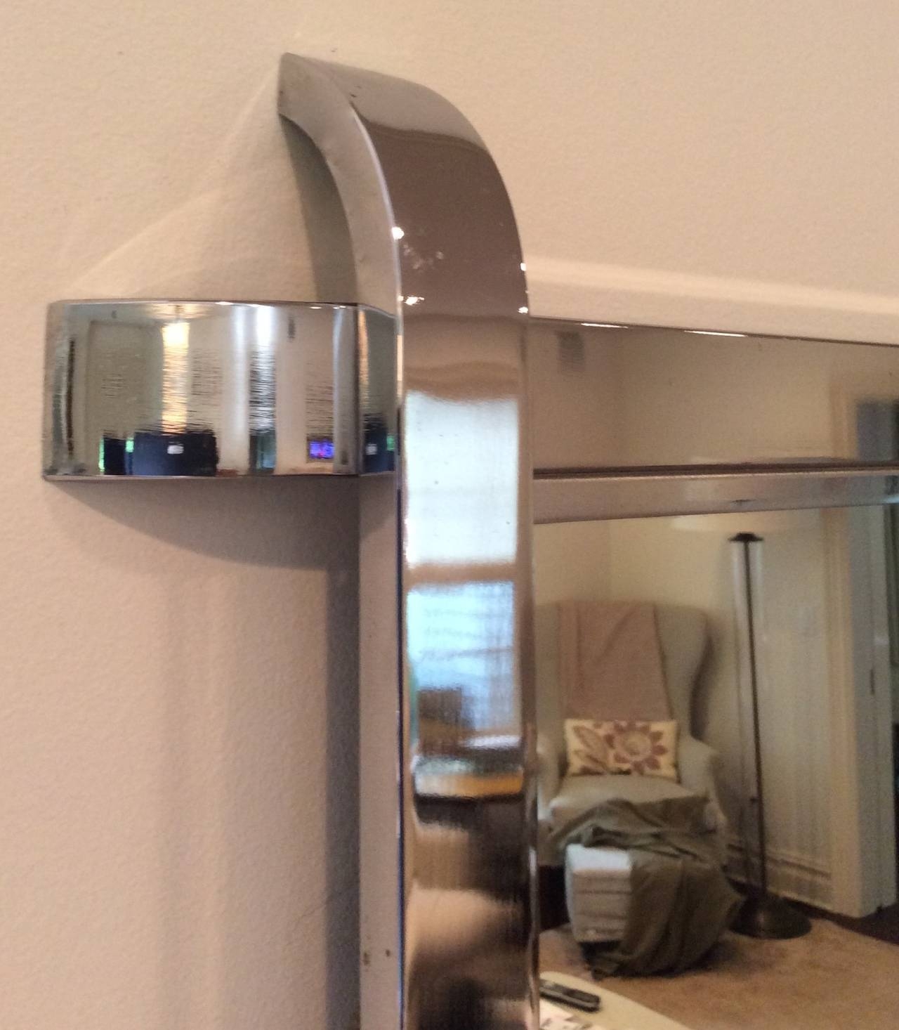 15 Ideas of Chrome Framed Mirrors