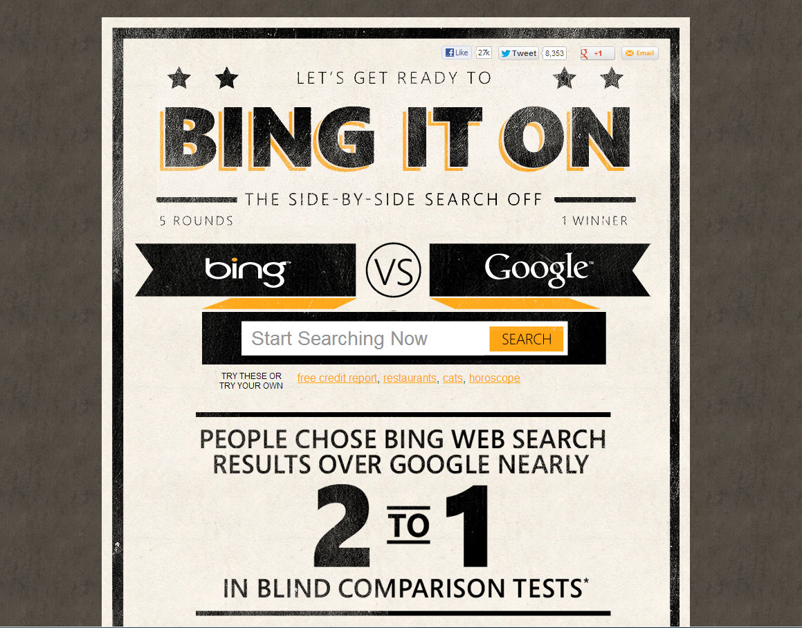 Google vs Bing Analysis MentorMate