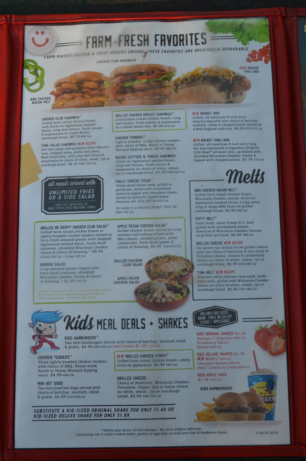 Johnny Rockets Menu Prices