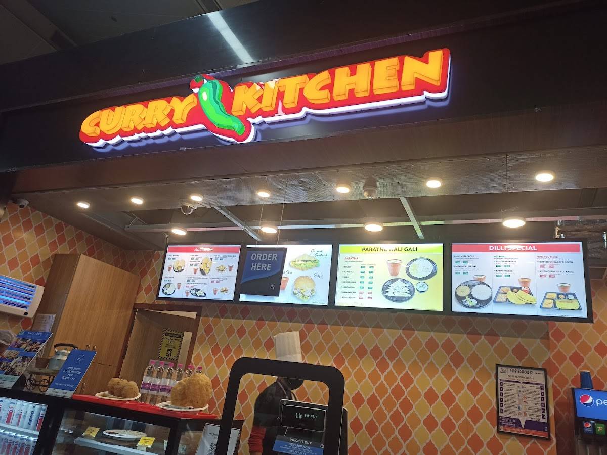 Menu at Curry Kitchen, Delhi, Indira Gandhi International Airport T3