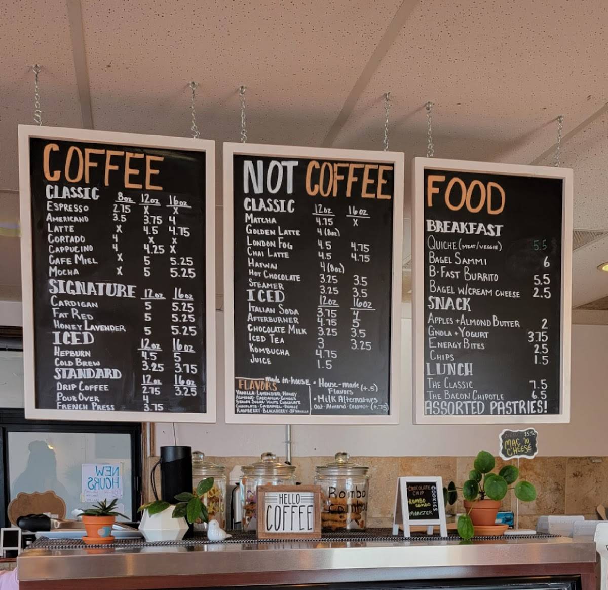 Menu at Pure Bean Ellsworth restaurant, Box Elder