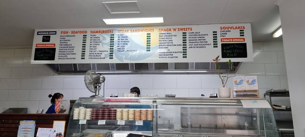 Menu at Jetty Rd Fish & Chips fast food, Clifton Springs