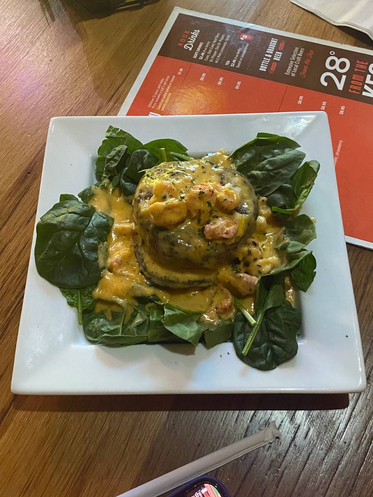 Menu at Roux 61 steakhouse, Natchez