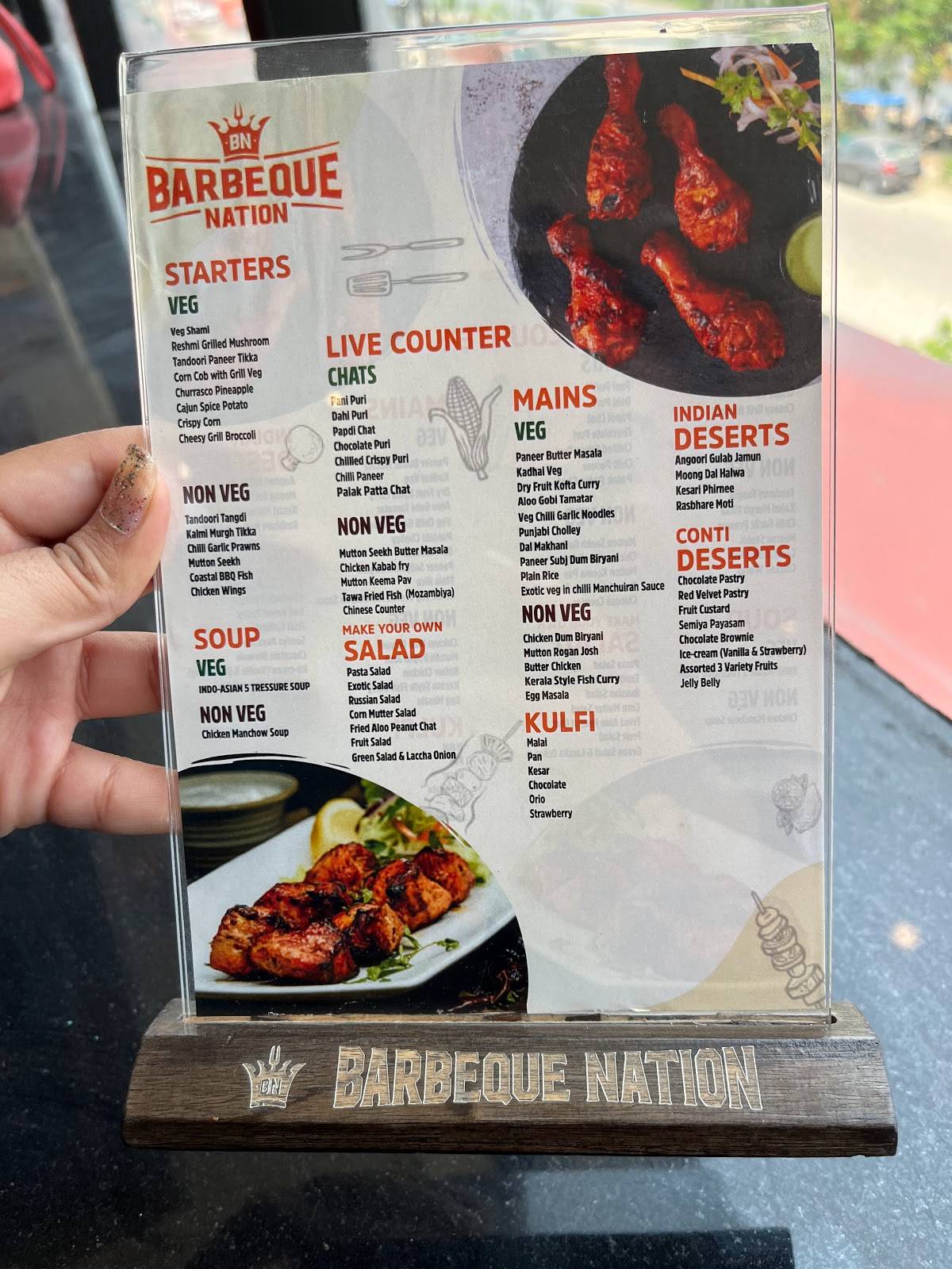 Menu at Barbeque Nation Kompally, Secunderabad