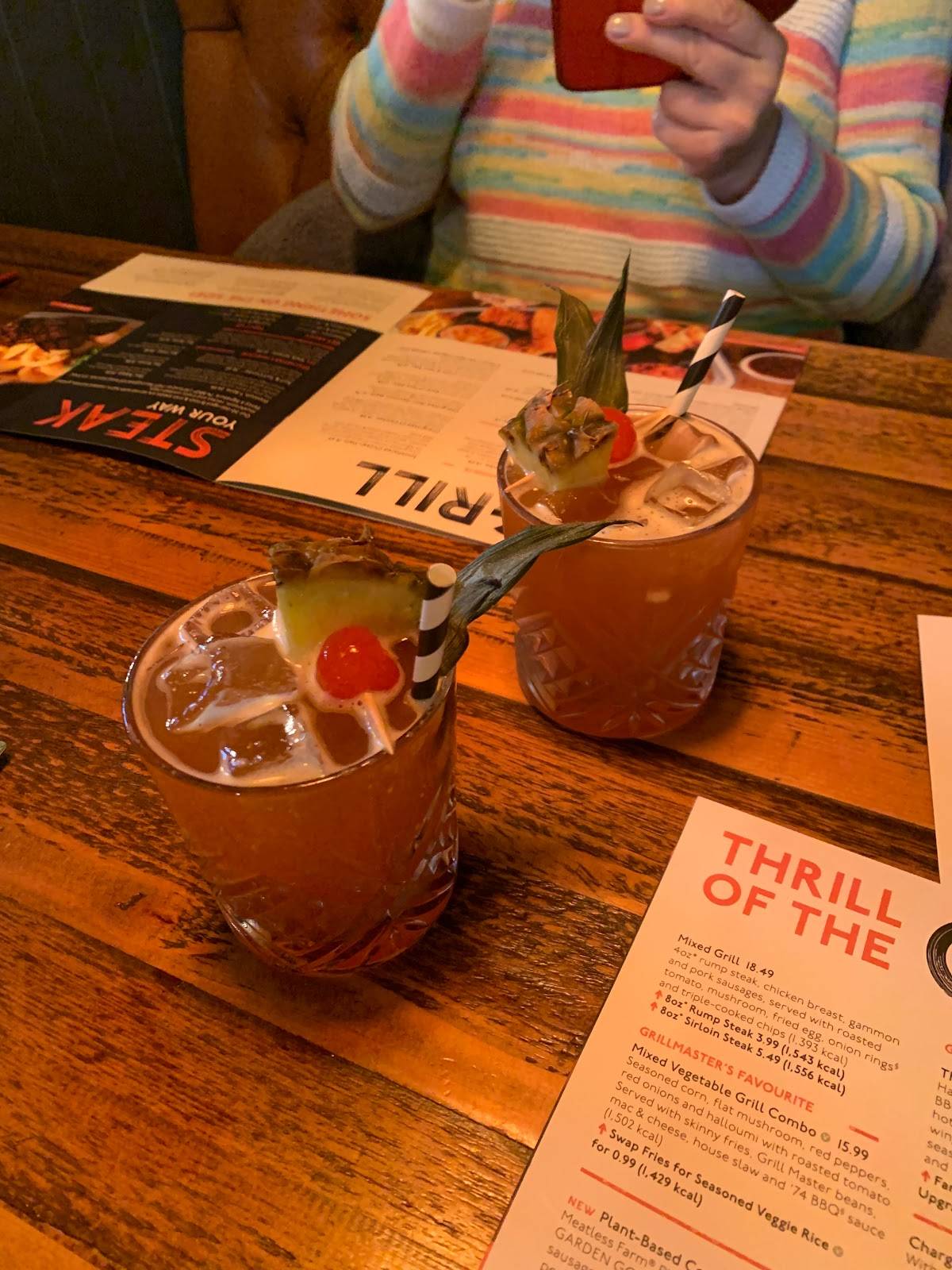 Menu at Tattenham Corner Beefeater restaurant, Epsom, Epsom Downs