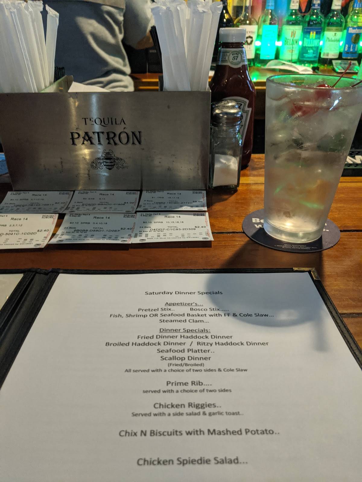 Menu at Shelly's pub & bar, DeRuyter