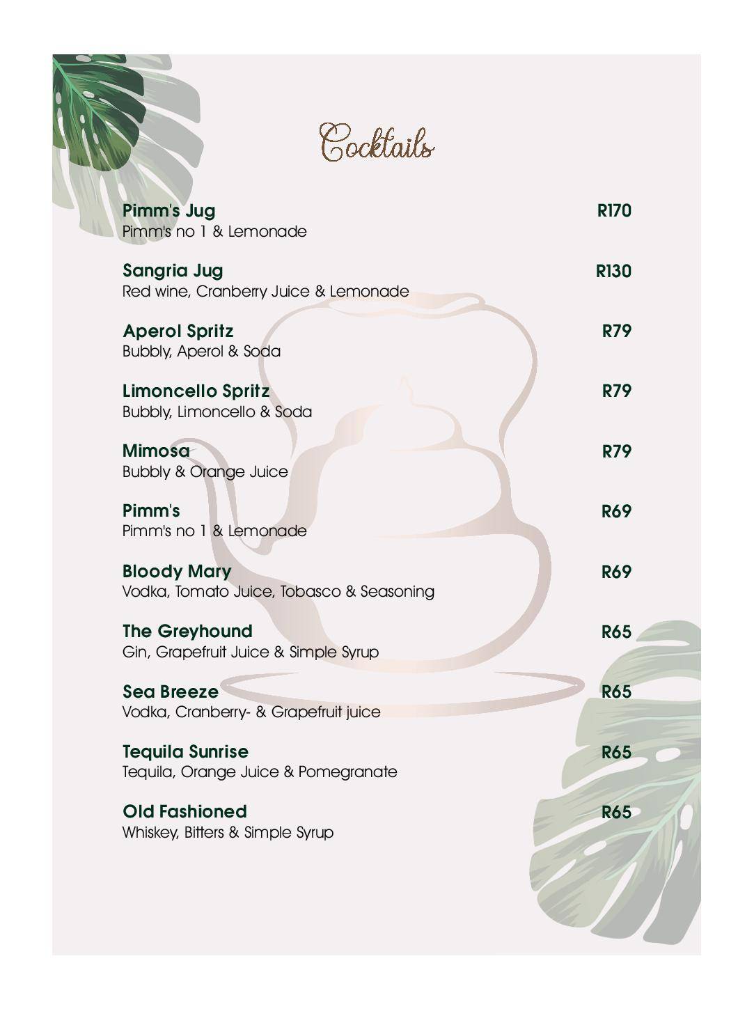 Speisekarte von Copper Kettle Restaurant, Raithby