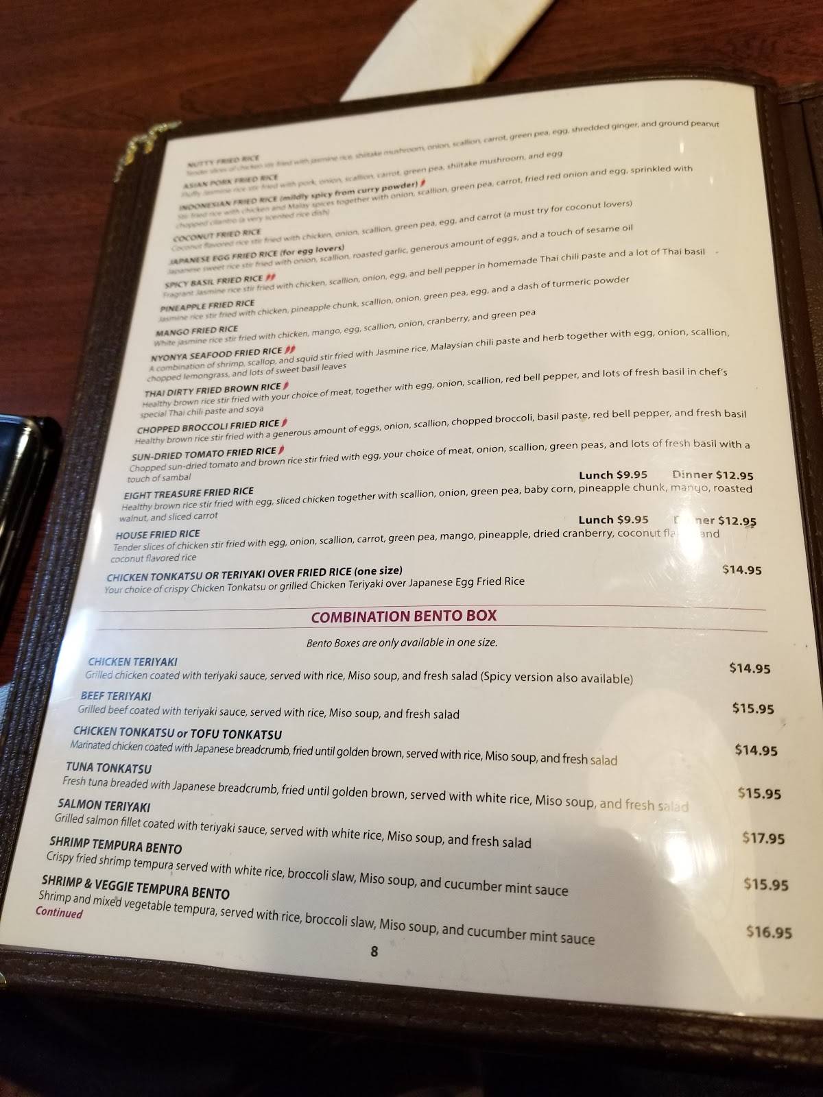 Menu at Crystal's Kitchen restaurant, West Bridgewater