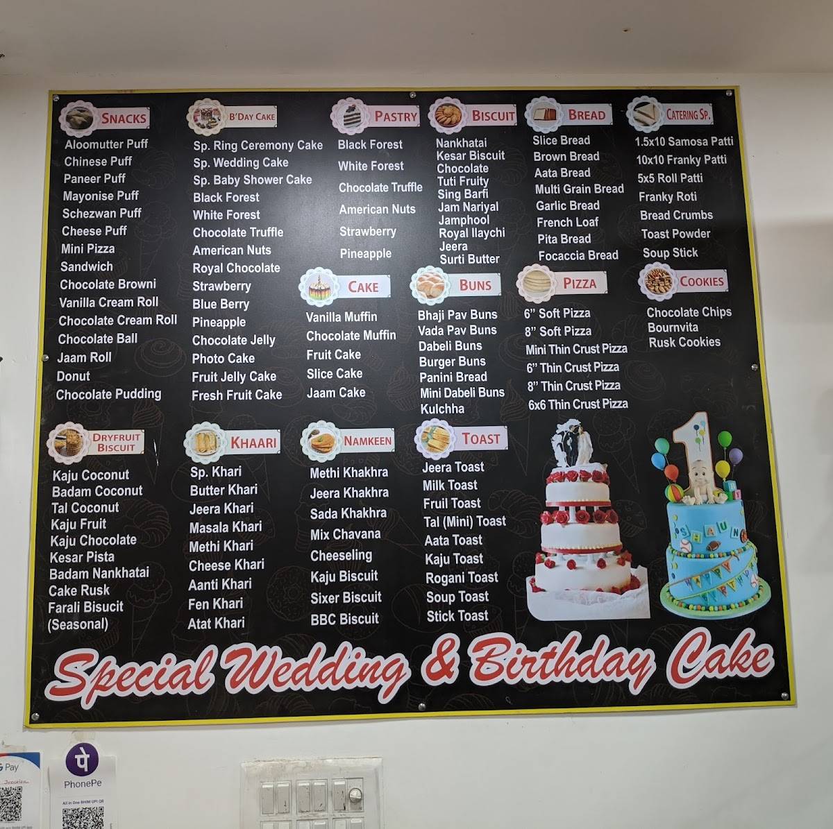 Menu at Cake Junction, Ahmedabad, Shop no B/3