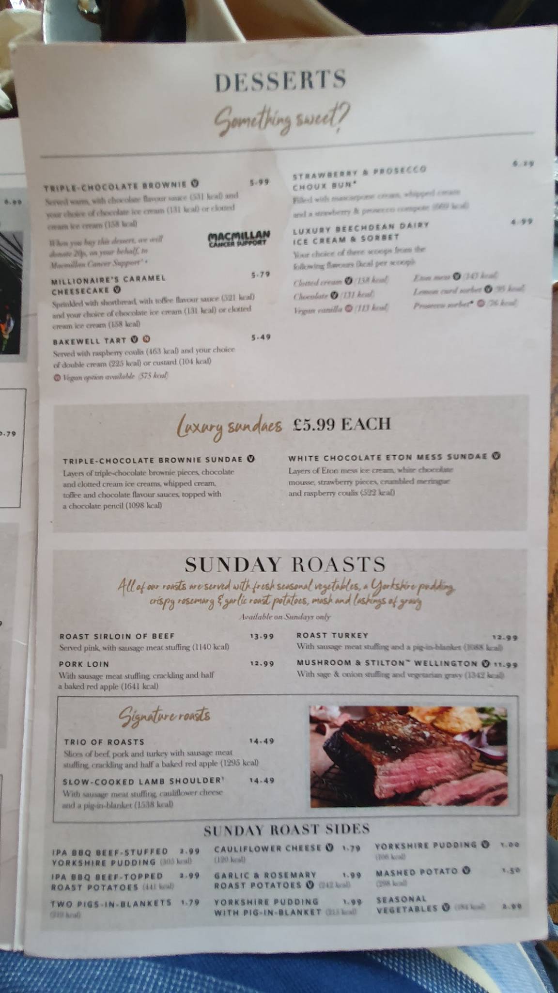 Menu at Dartbridge Inn Buckfastleigh pub & bar, Buckfastleigh