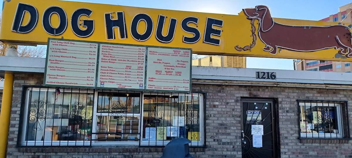 Menu at Dog House Drive In fast food, Albuquerque