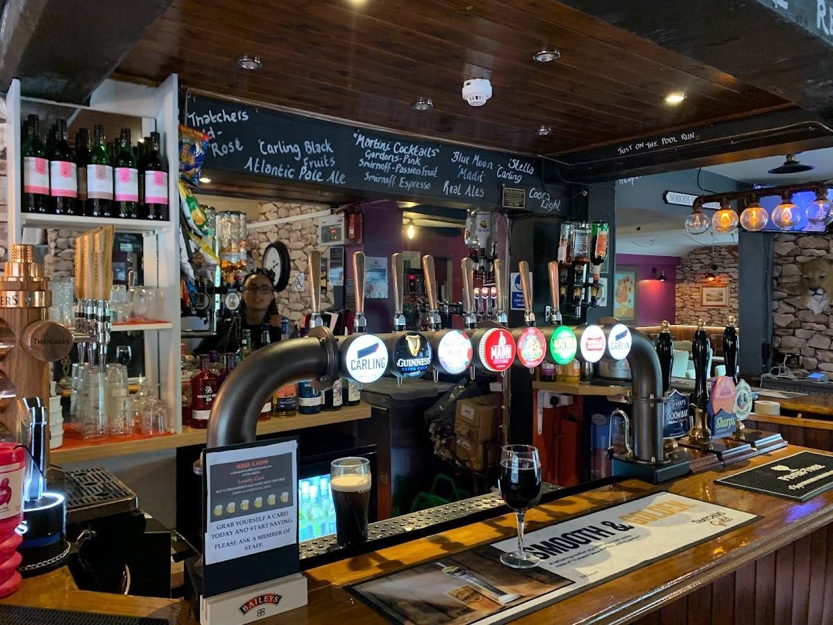 Menu at Red Lion pub & bar, Leek, 37 Cheadle Rd