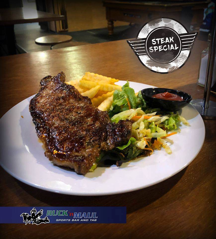 Menu at The RnM Sports Bar & Grill, Rotorua