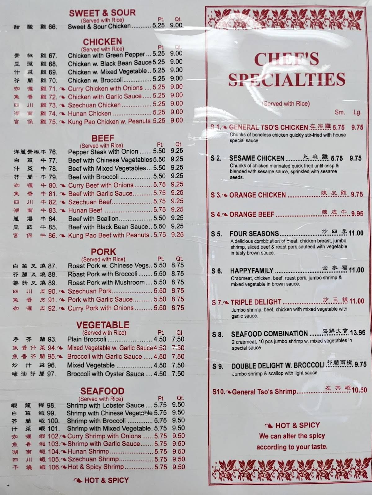 Menu at Super Kitchen restaurant, Philadelphia
