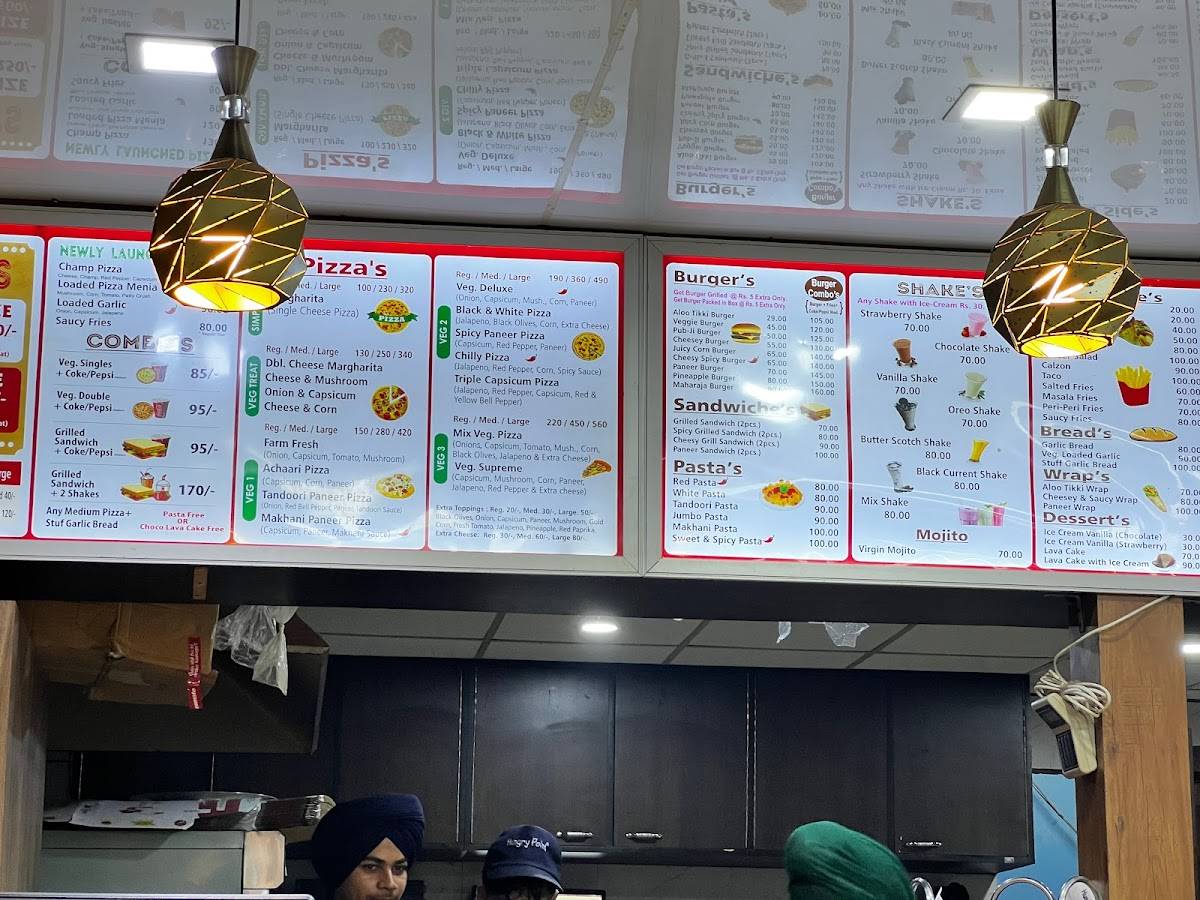 Menu at Hungry Point, Batala, A1549