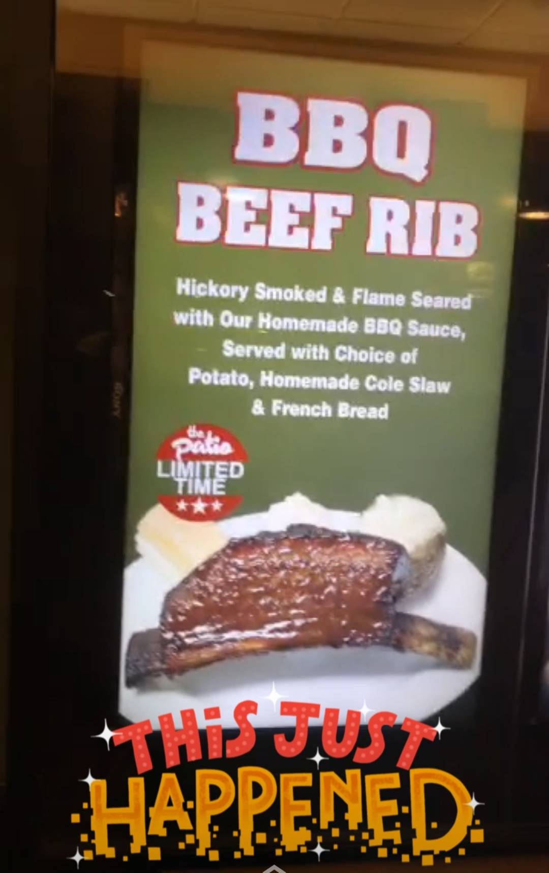 Menu at The Patio Bridgeview BBQ, Bridgeview, S Harlem Ave