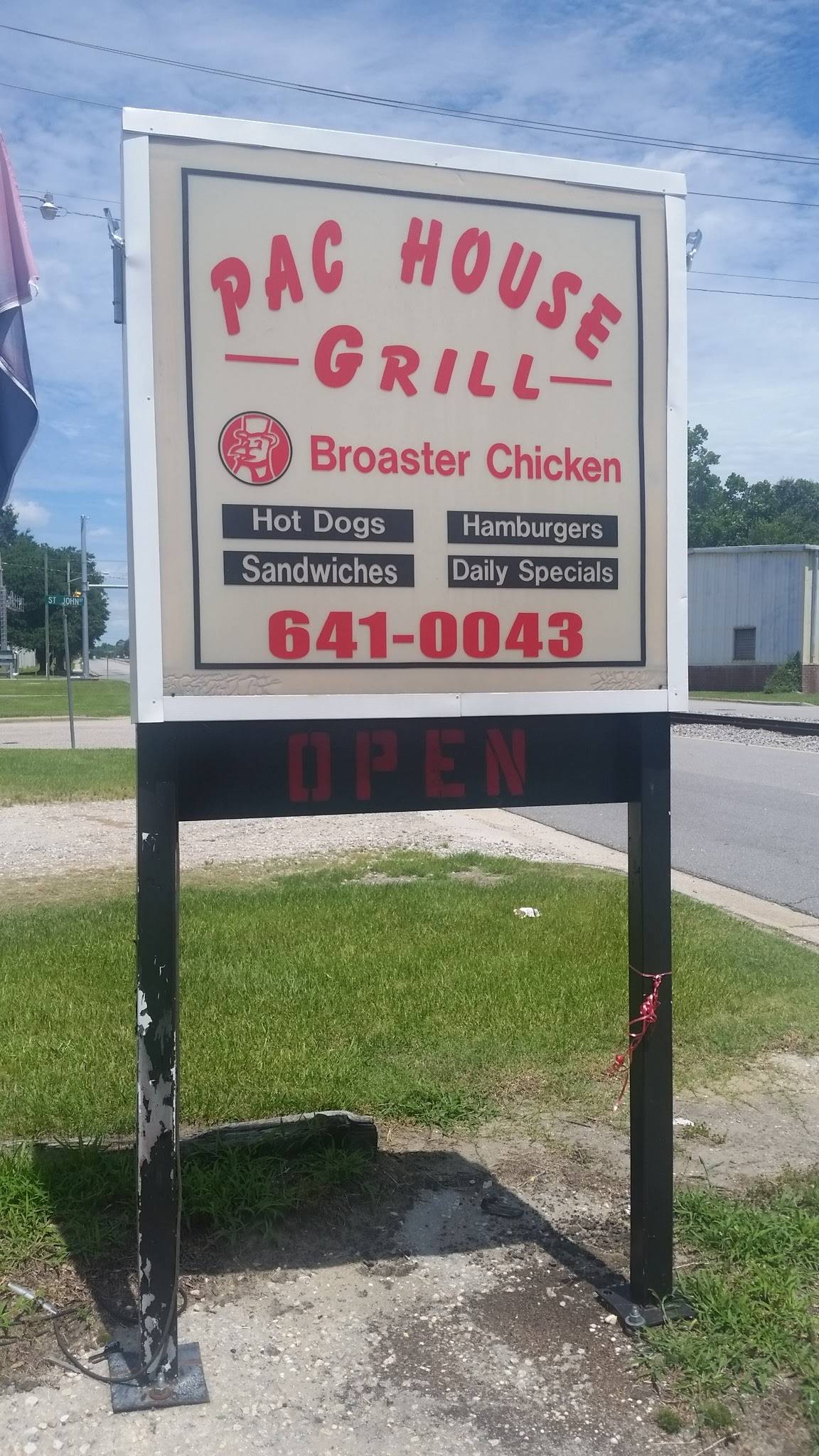 Menu at Pac House Grill 2 restaurant, Tarboro
