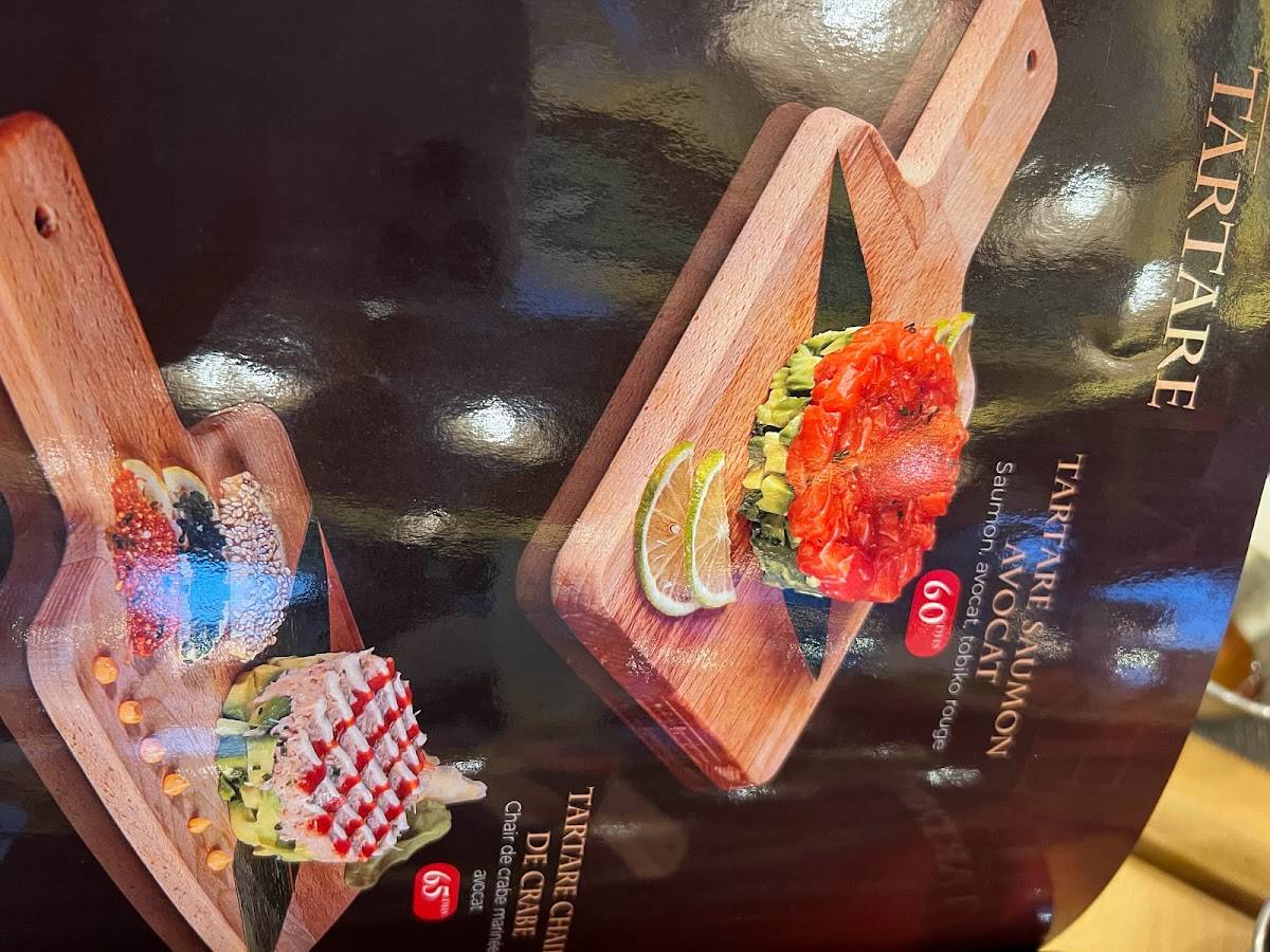 Menu au BONSAÏ Marrakech Sushi & Thaï restaurant, Marrakech