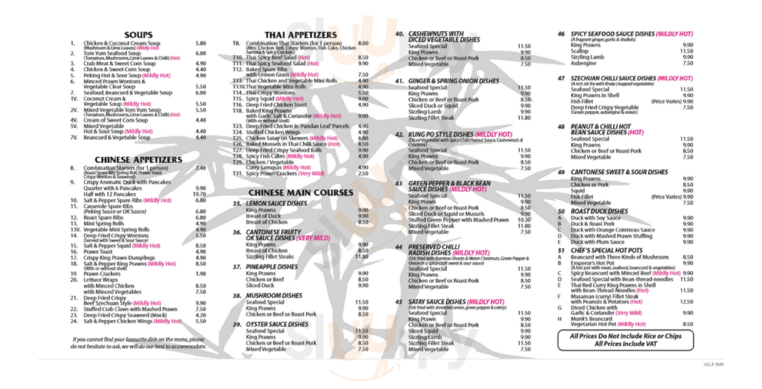 New Sweet Basil Green Hammerton Main Menu Sluurpy