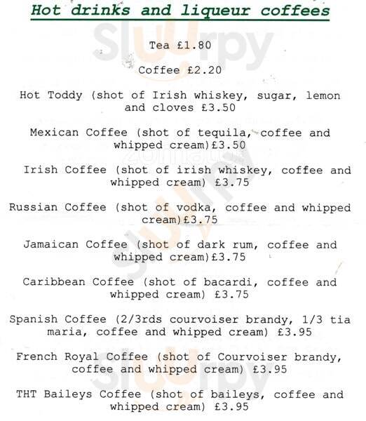 The Town Hall Tavern menù, Manchester All Sluurpy