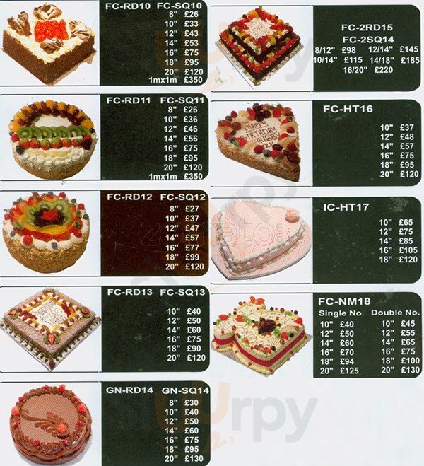 Pastry House menù, Birmingham All Sluurpy