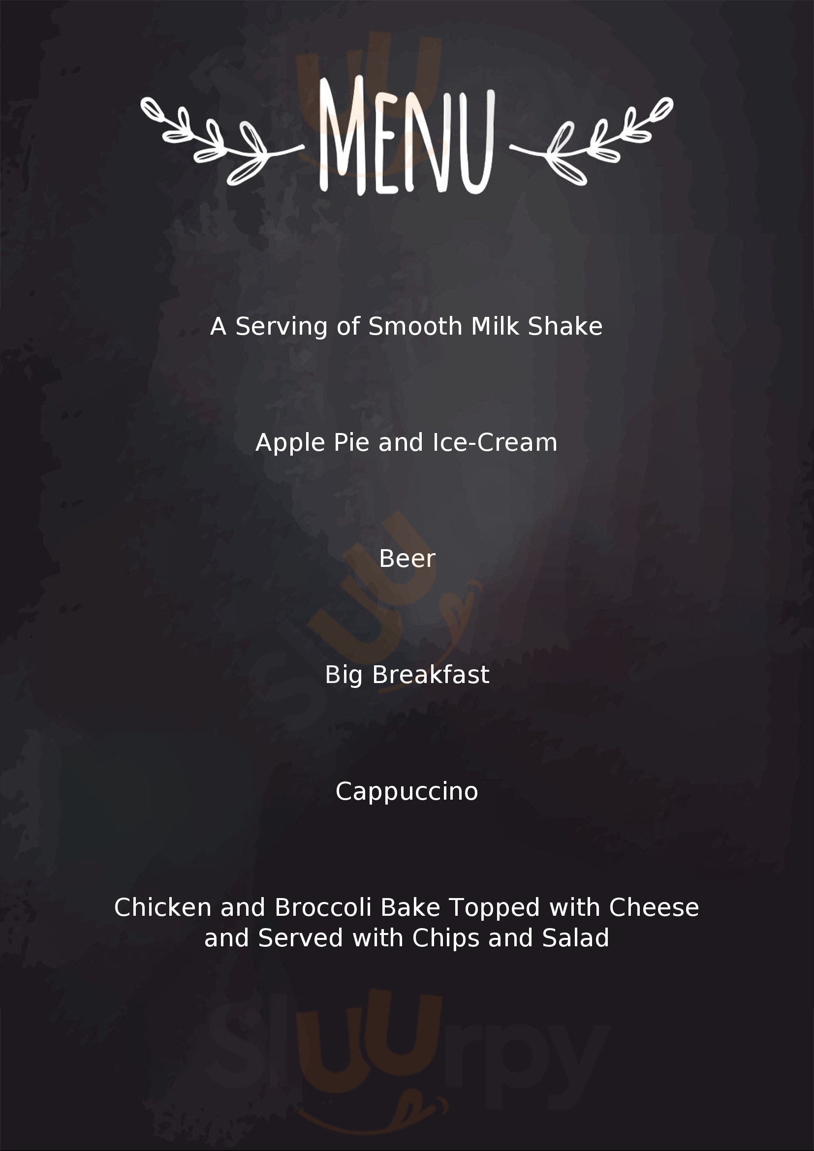 The Peppermill Cafe menù, Blackpool Menu Fuudies Sluurpy