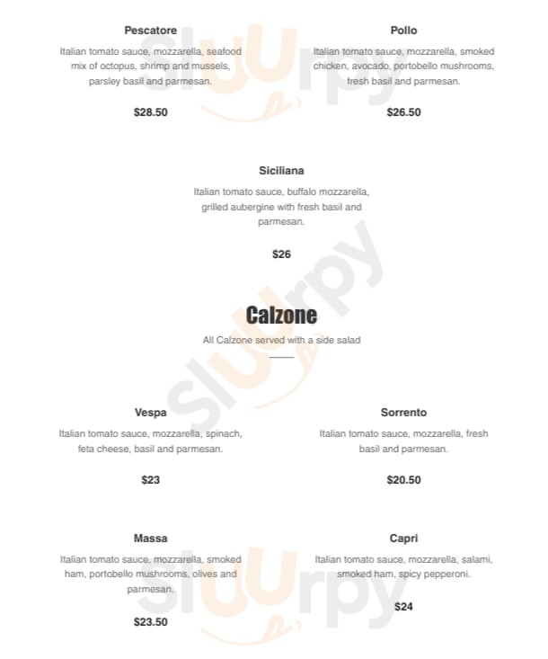 Pizzeria Napoli menù, Wellington All Sluurpy