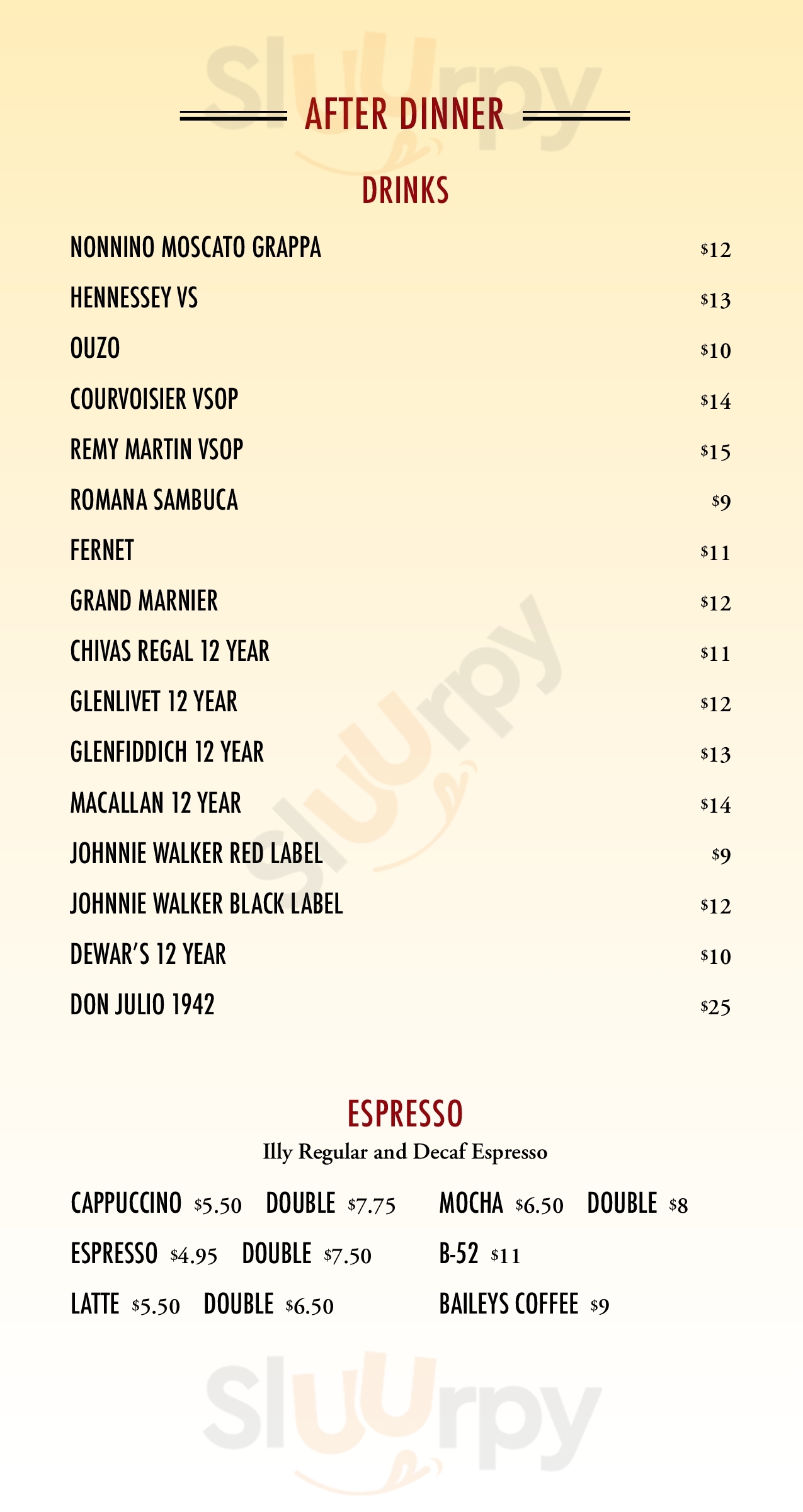 Scales Seafood And Steaks menù, Monterey Main Menu Sluurpy