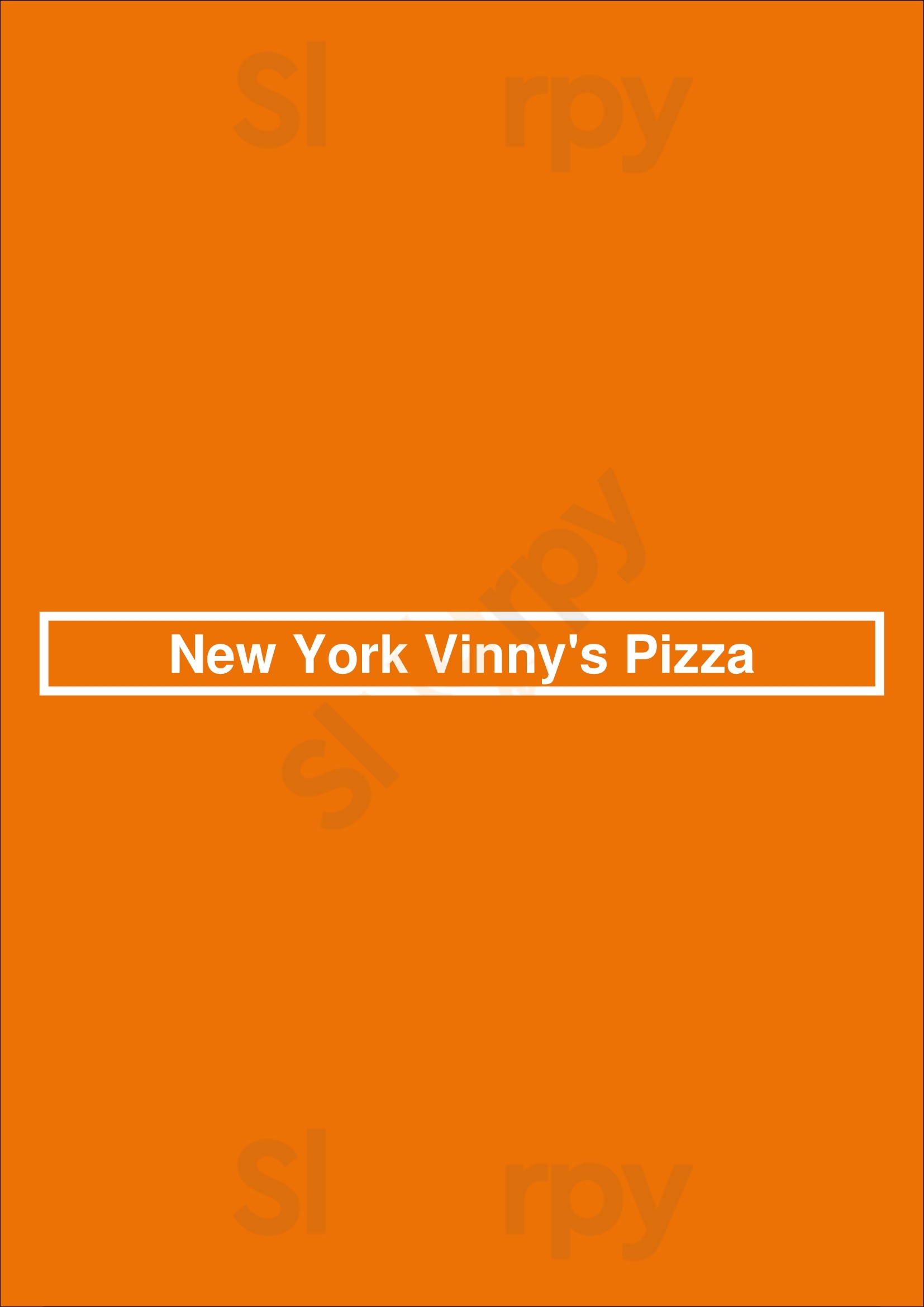 New York Vinny's Pizza menù, Federal Way Main Menu Sluurpy