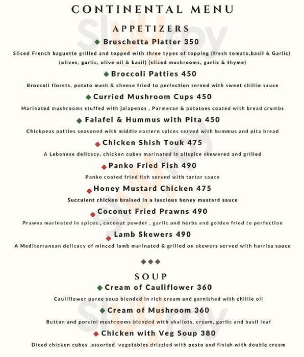 Kipling Cafe menù, Chennai (Madras) All Sluurpy