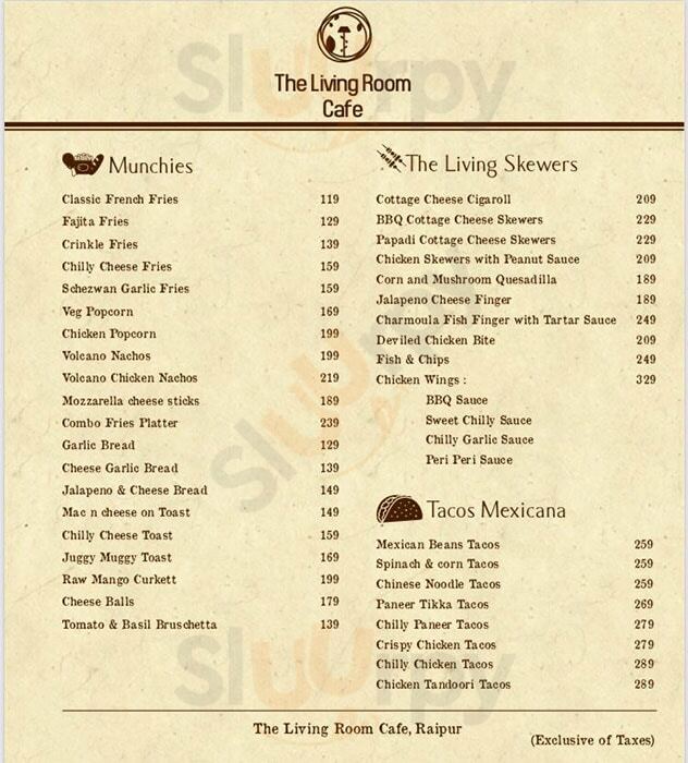 The Living Room Cafe Menu Home Design Ideas