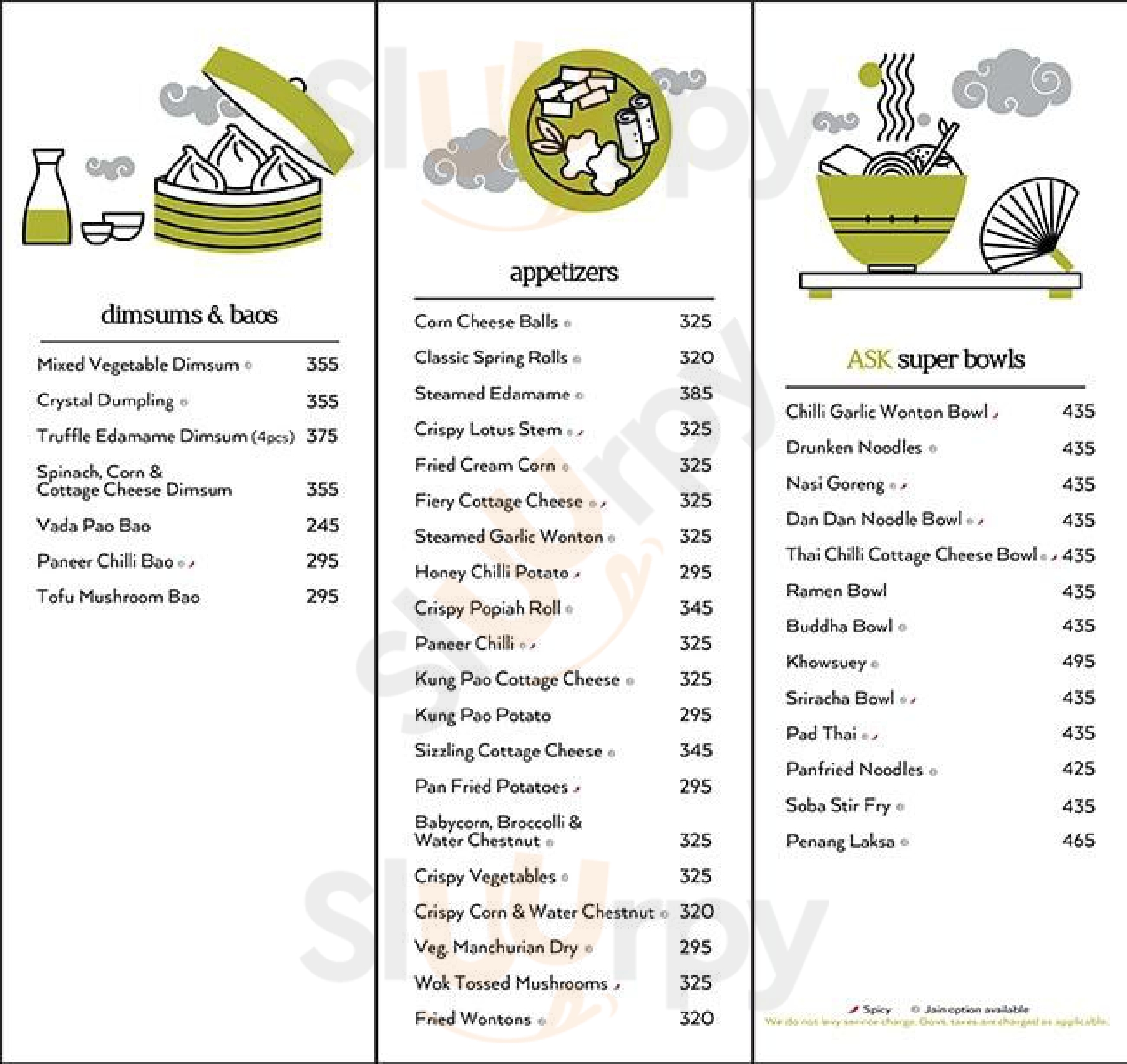 Asian Street Kitchen menù, Mumbai Main Menu Sluurpy