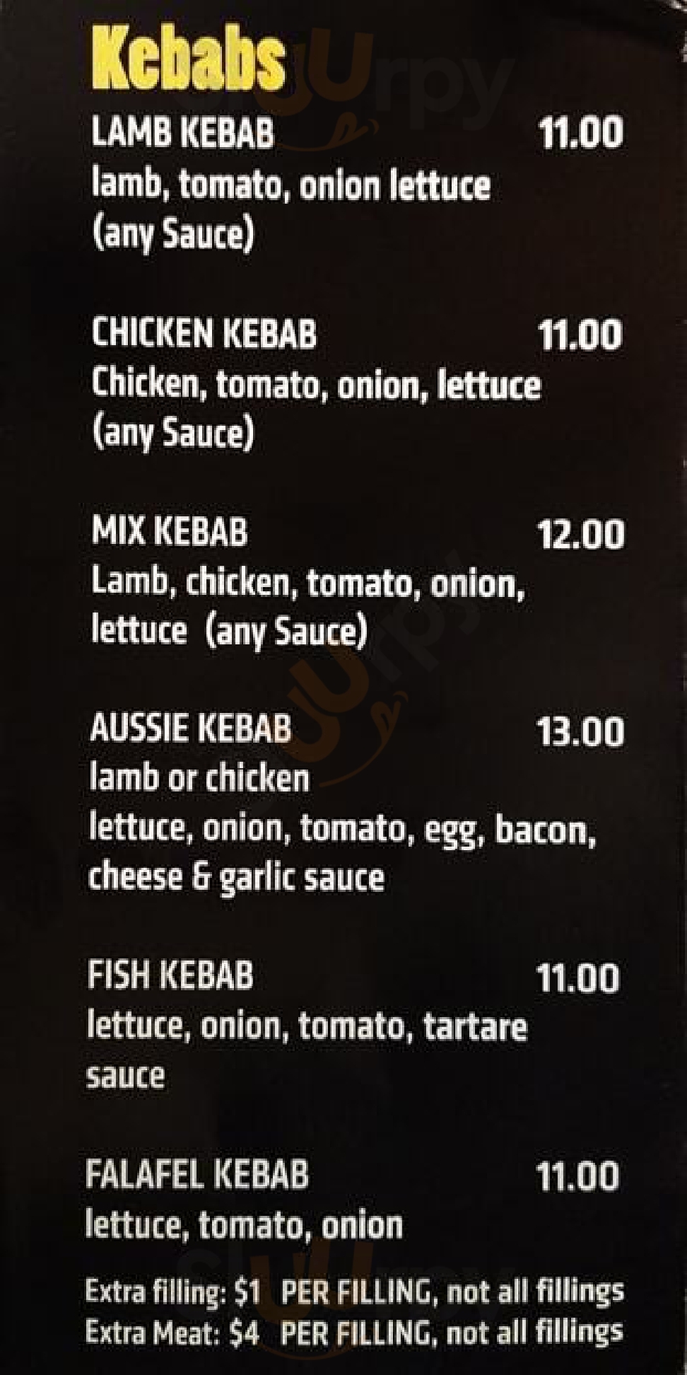 Melton Seafoods Fish & Chips menù, Melton Main Menu Sluurpy