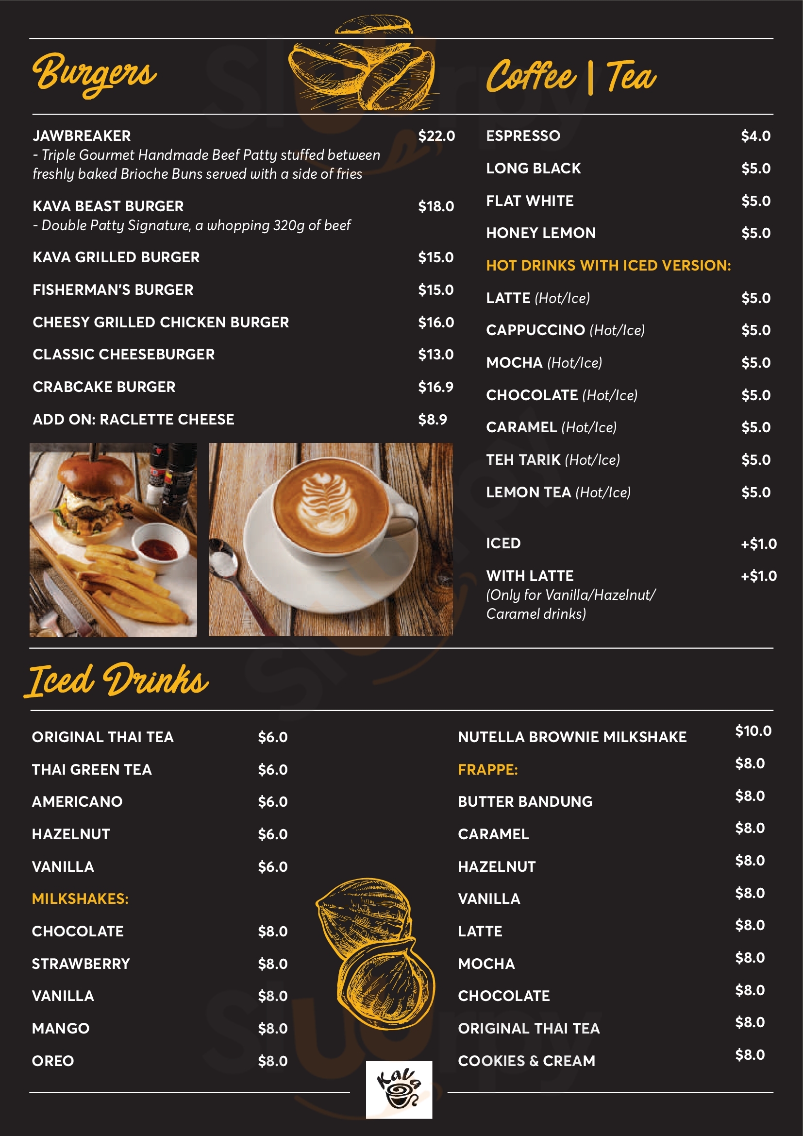 Grill Nine menù, Singapore Main Menu Sluurpy