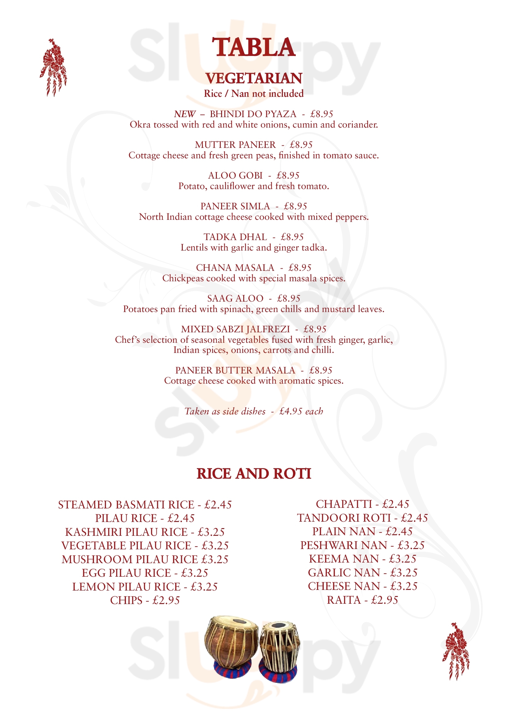 tabla indian restaurant perth Magda Beckham