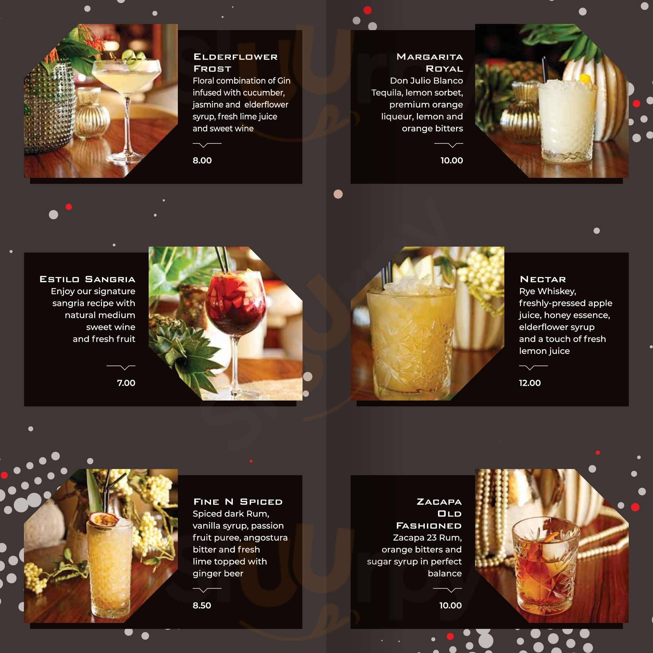 Menu Malindi Beach Bar & Restaurant, Limassol