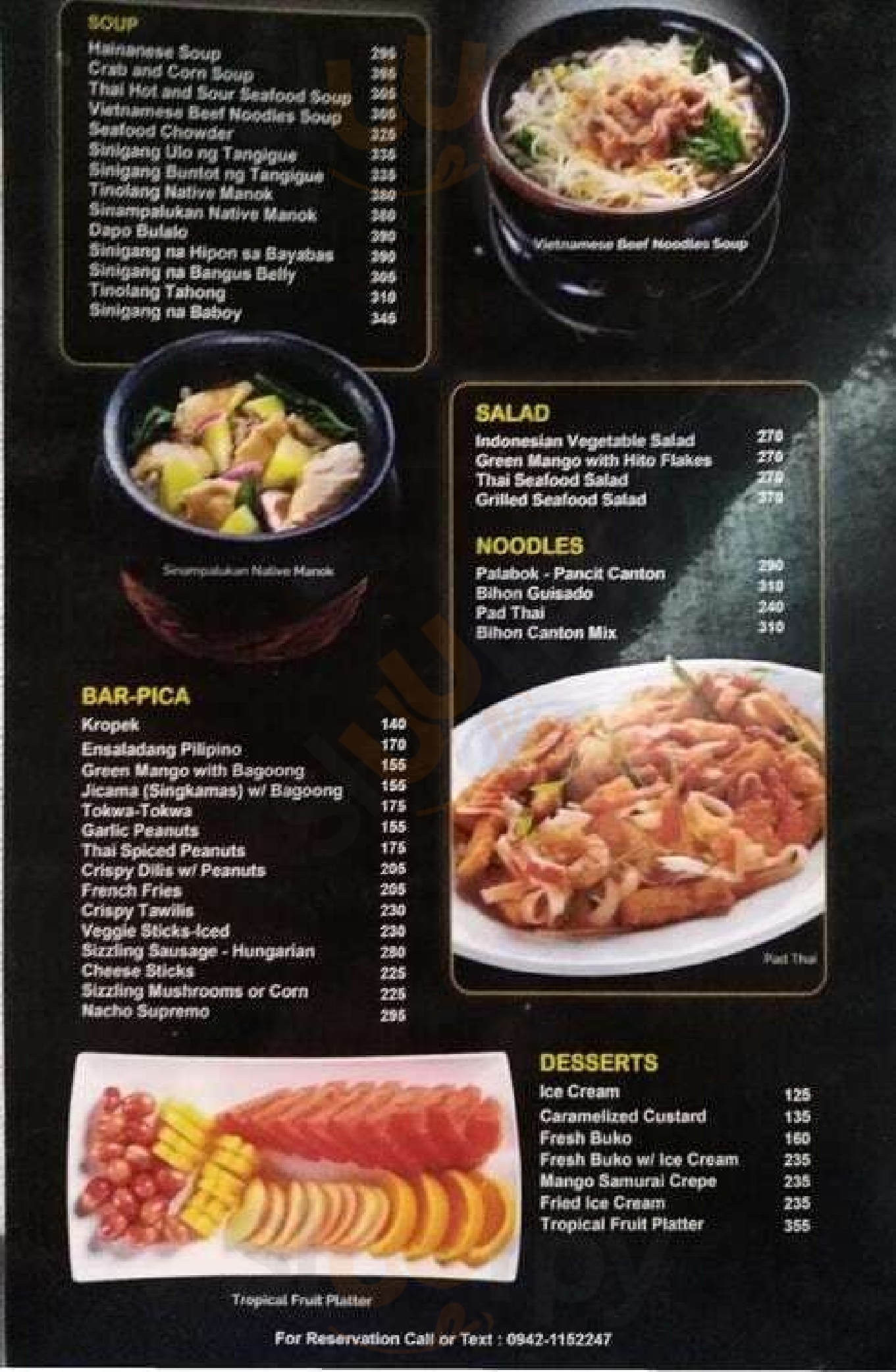 Dapo Restaurant And Bar menù, Quezon City Main Menu Sluurpy