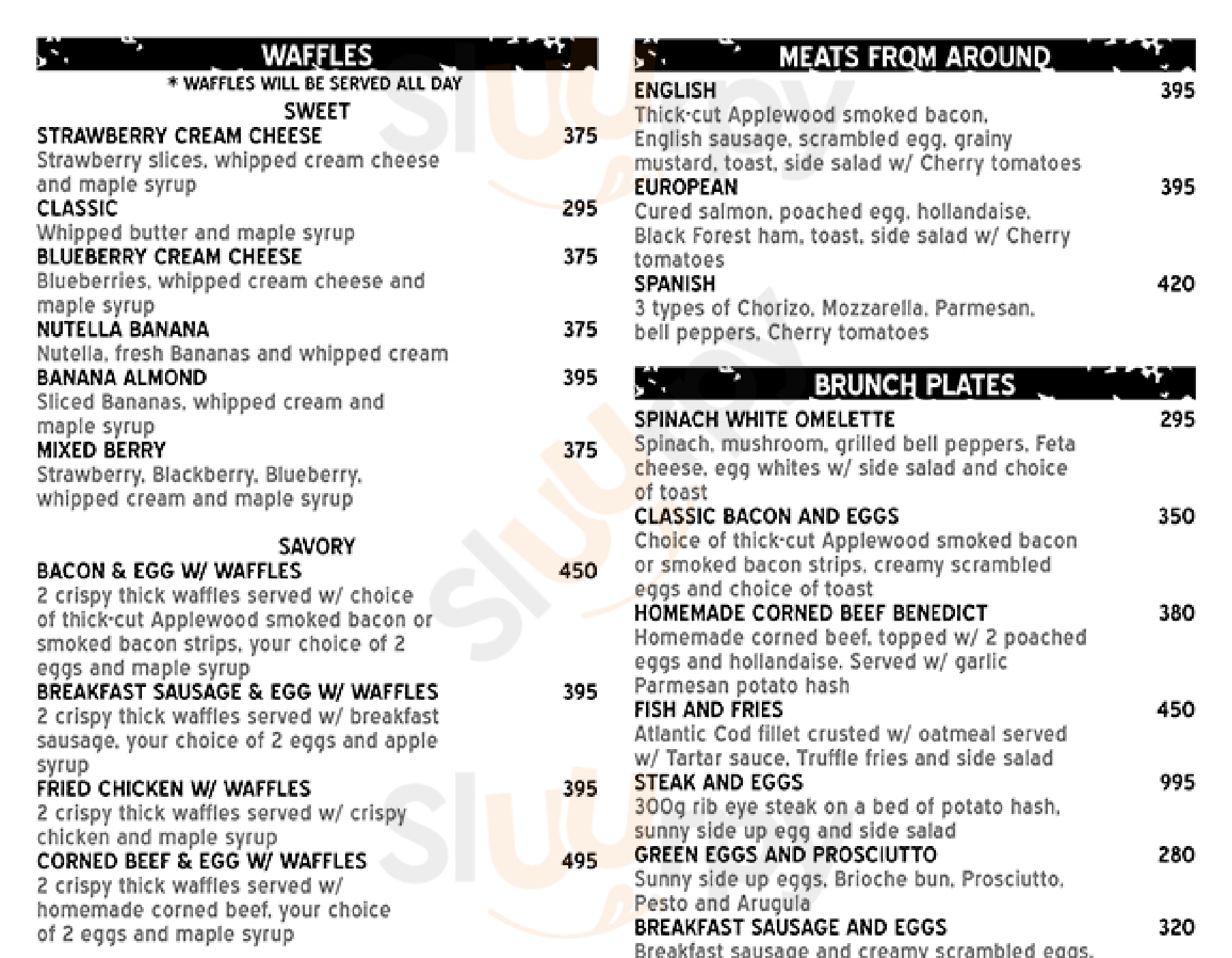 Single Origin Greenbelt menù, Makati Main Menu Sluurpy