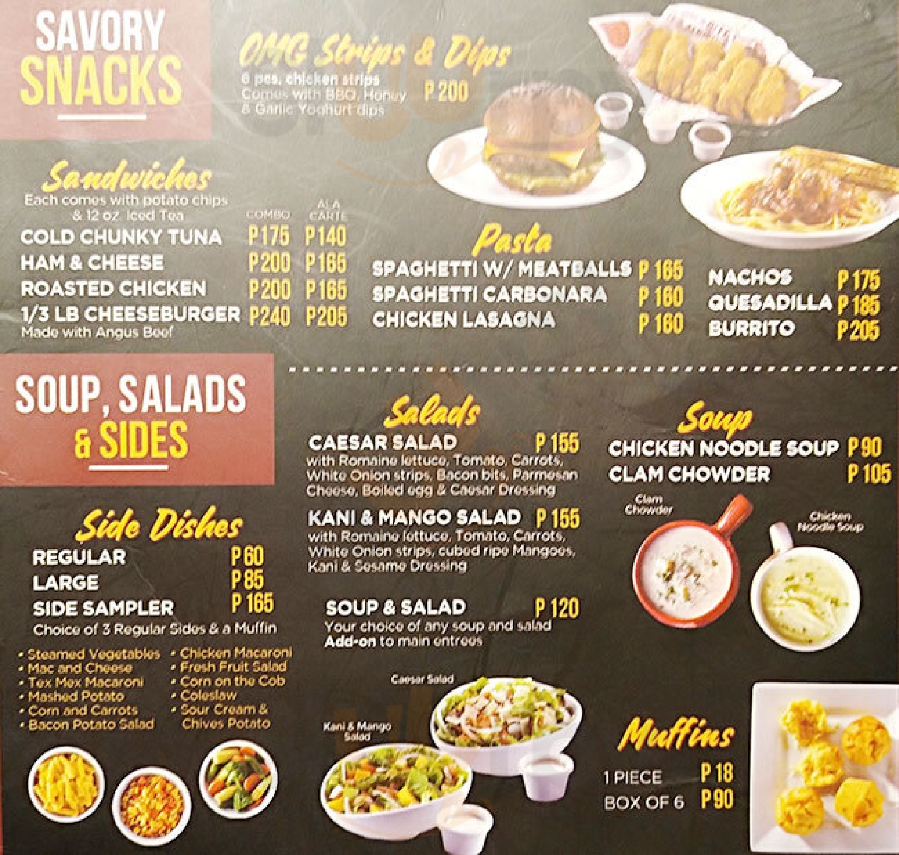Kenny Rogers Roasters menù, Makati Main Menu Sluurpy