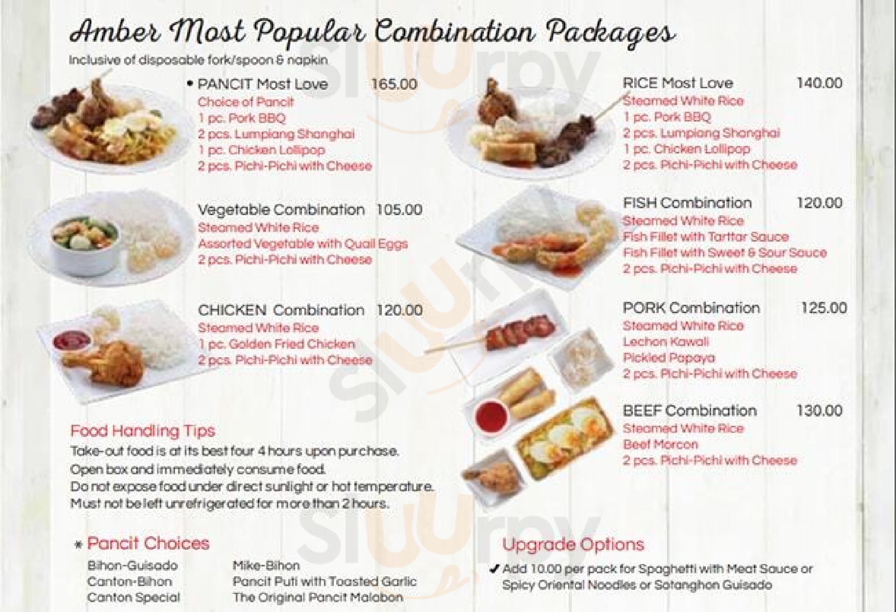 Amber Golden Plate Restaurant menù, Makati Main Menu Sluurpy